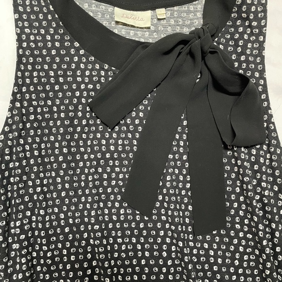 Anthropologie // Deletta // Boatneck // Tank // Large // Pussycat Bow - Picture 2 of 3